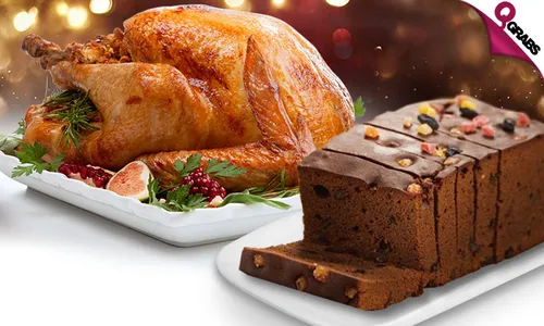 Festive Roast Turkey Package with Plum Loaf Cake & More by M Grand Hotel Doha!